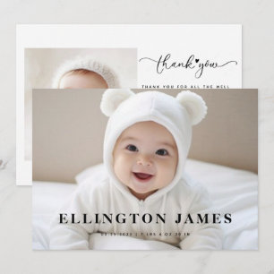 Birth Announcement Card New Baby Announcement