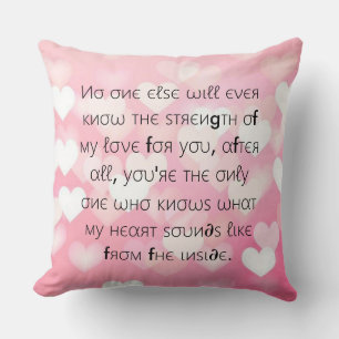 Birth Announcement Cushion