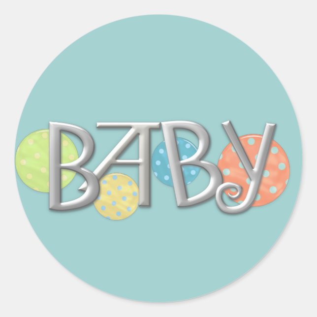 Birth Announcement Envelope Seals (Front)