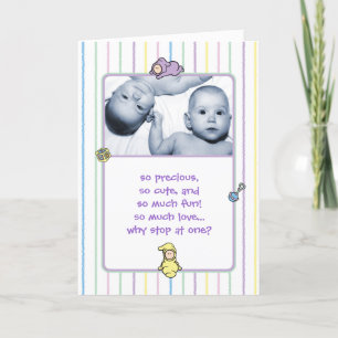 Birth Announcement for Twins