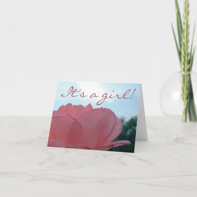 Birth Announcement -- girl (Front)