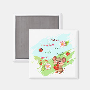 Birth Announcement Magnet