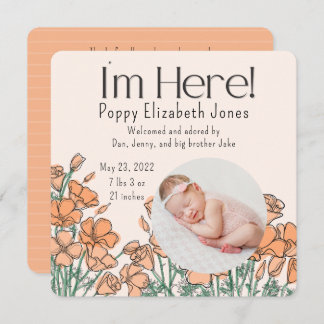 Birth Announcement | Poppy