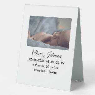 Birth announcements add photo date time place deta