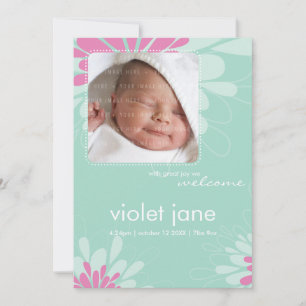 BIRTH ANNOUNCEMENTS :: bee-autiful 4P