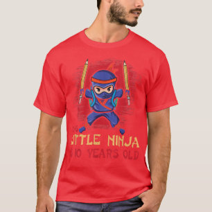 Birth Born Age 10 Years Old Samurai Japan Japanese T-Shirt