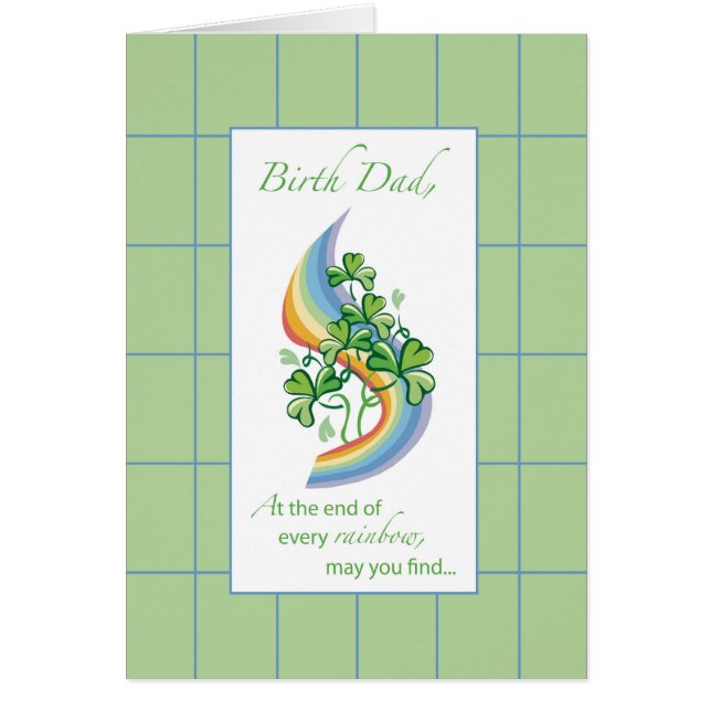 Birth Dad Religious St. Patrick ’ s Day Rainbow (Front)