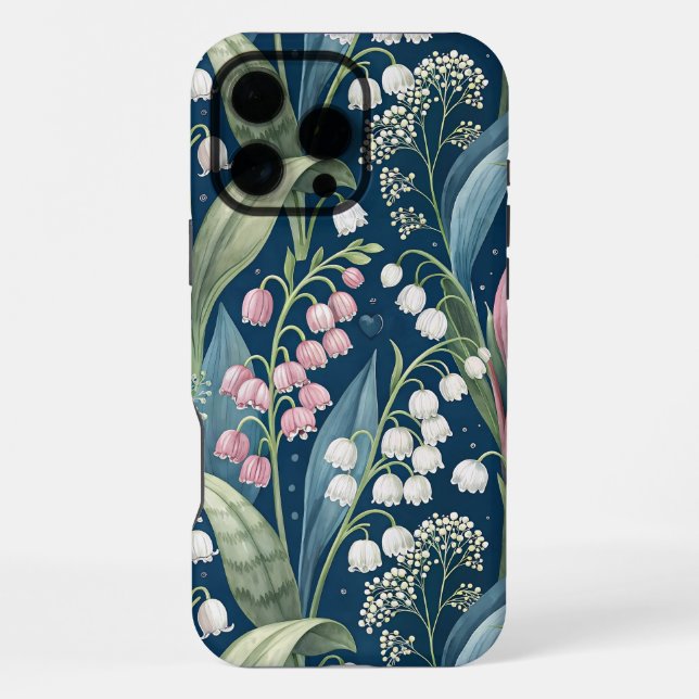 Birth Flower Botanical Design iPhone Case (Back)