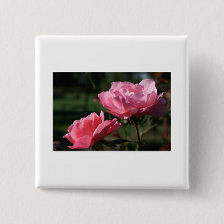 Birth Flower - JUNE - Rose 15 Cm Square Badge