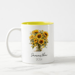 Birth Flower Mug Cup