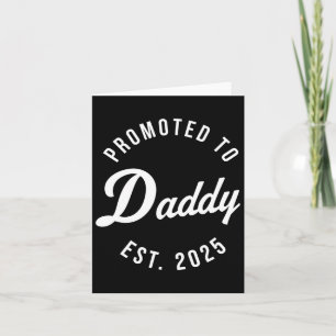 Birth Gift Co. Funny 1st Time Dad Est 2025 New Dad Card