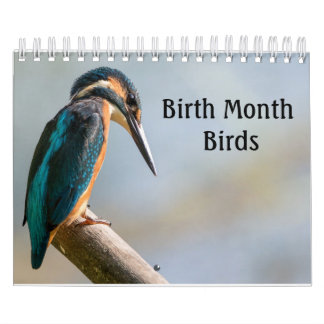 Birth Month Birds Calendar