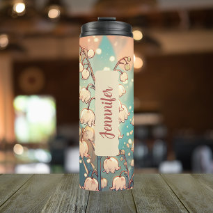 Birth Month Flower May Personalised 16 oz  Thermal Tumbler