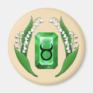 Birth Month May Taurus Magnet