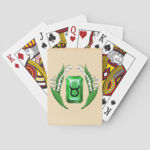 Birth Month May Taurus Playing Cards