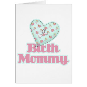 Birth Mummy Pink Ribbon Heart