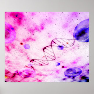 Birth of a DNA molecule Poster