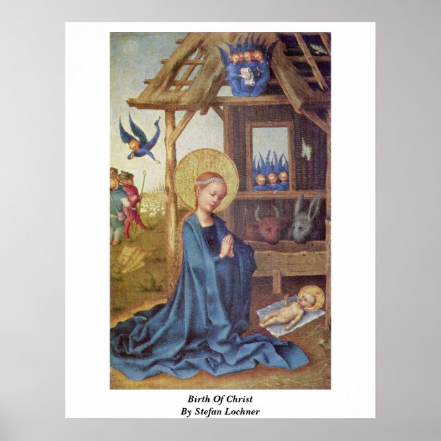 Birth Of Christ By Stefan Lochner Poster (Front)