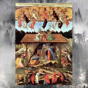 Birth of Christ, Mystic Birth by Sandro Botticelli Poster