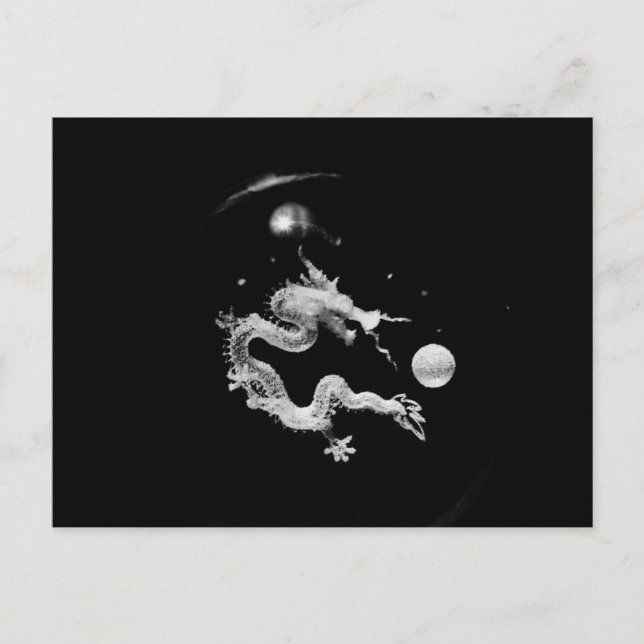 Birth of Crystal Dragon, Fantasy creatures Postcard (Front)