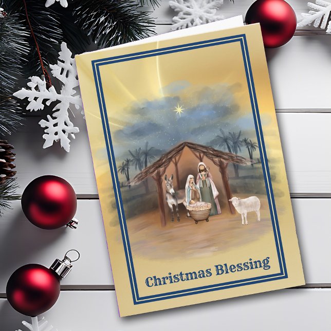 Birth of Jesus Nativity Christmas Card (Creator Uploaded)