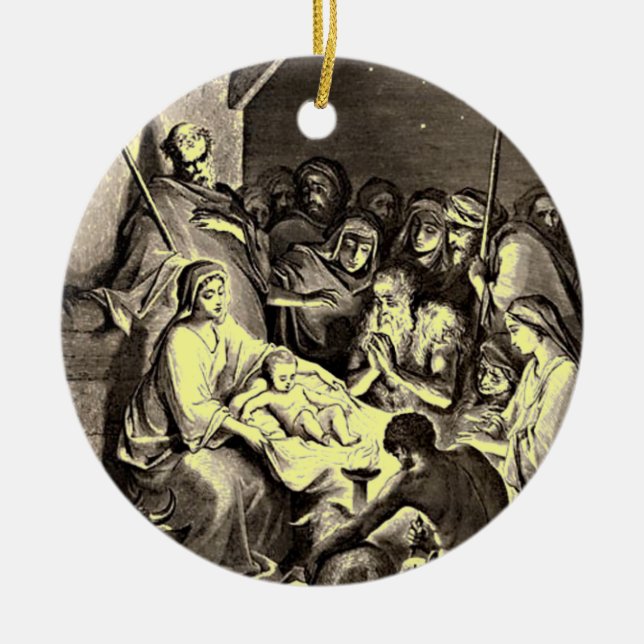 Birth of Jesus Ornament (Front)