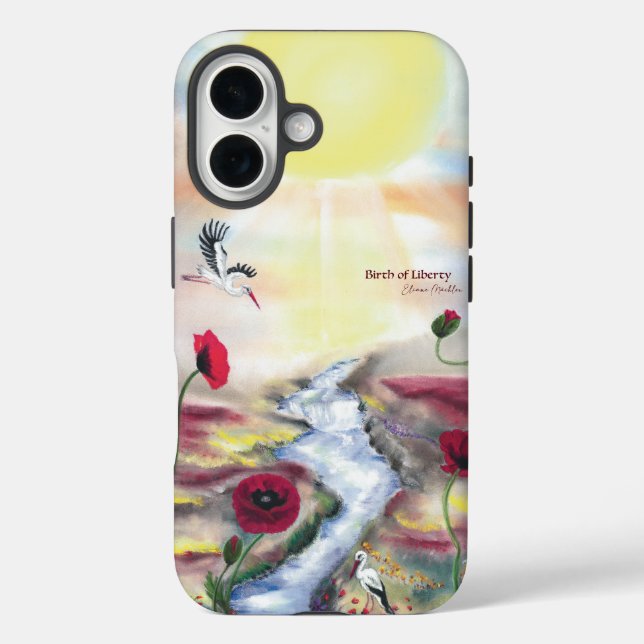 Birth of Liberty Case-Mate iPhone Case (Back)