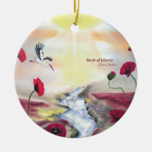 Birth of Liberty Ceramic Ornament