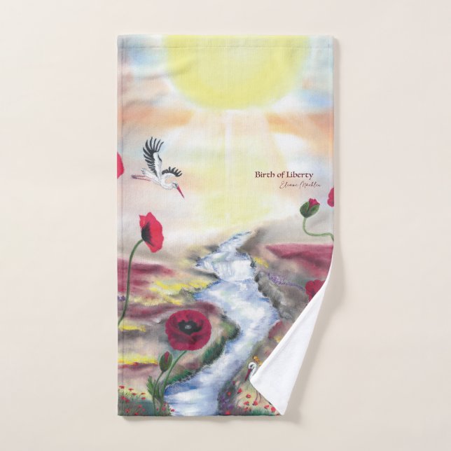 Birth of Liberty Hand Towel (Hand Towel)