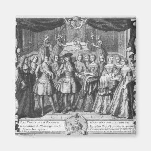 Birth of Louis, Dauphin of France Magnet
