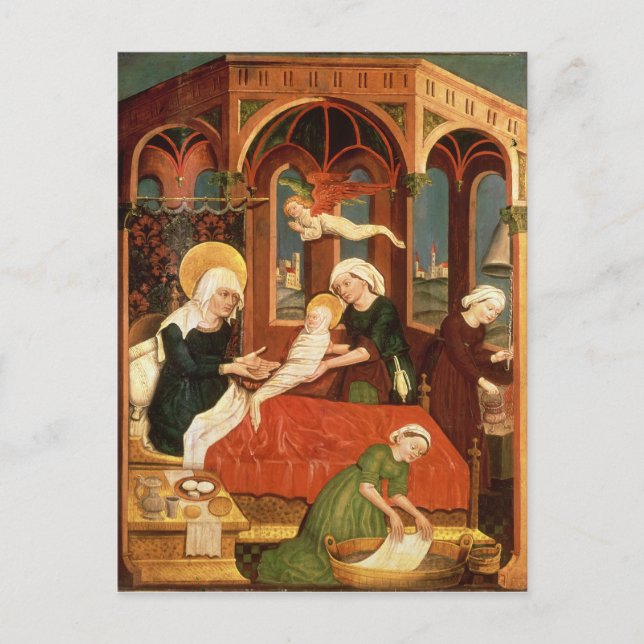 Birth of Mary Postcard (Front)