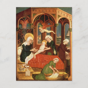 Birth of Mary Postcard