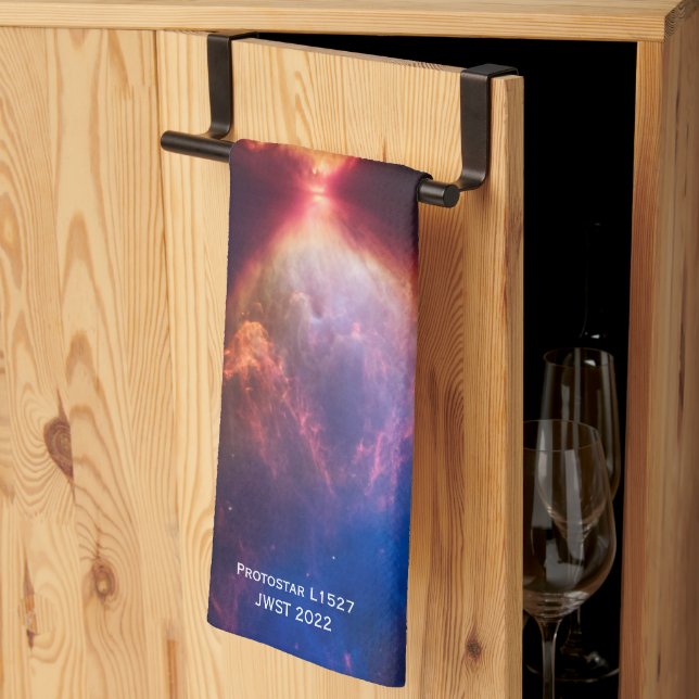 Birth of Star, James Webb Space Telescope 2022 Tea Towel (Thirds Fold)