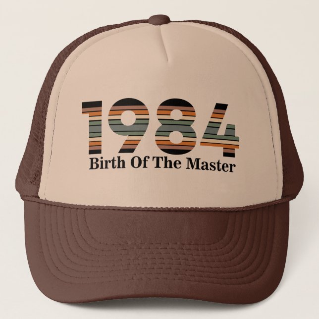 Birth Of The Master Trucker Hat (Front)
