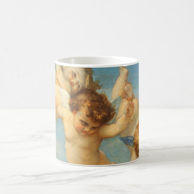 Birth of Venus, Angels detail by Alexandre Cabanel Coffee Mug (Center)