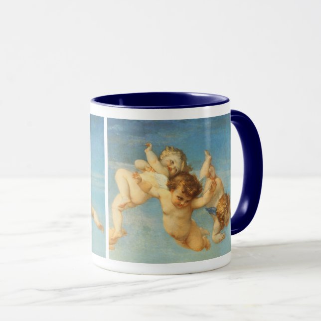 Birth of Venus, Angels detail by Alexandre Cabanel Mug (Front Right)