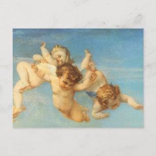 Birth of Venus, Angels detail by Alexandre Cabanel Postcard