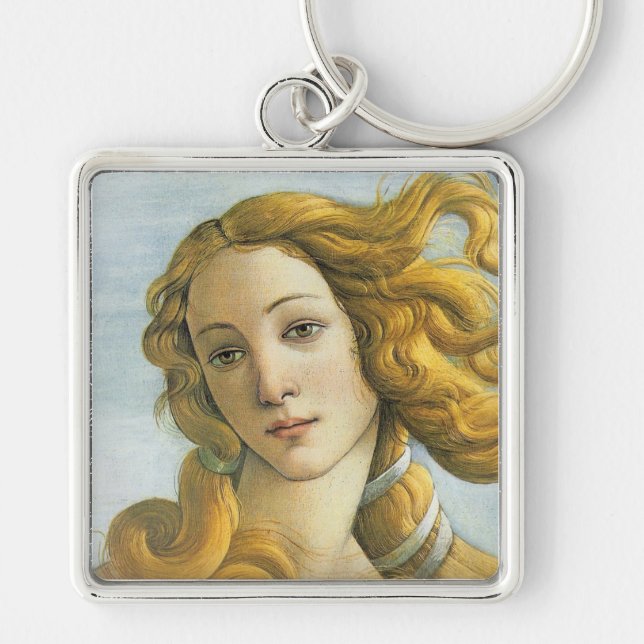 Birth of Venus Botticelli Fine Art Key Ring (Front)