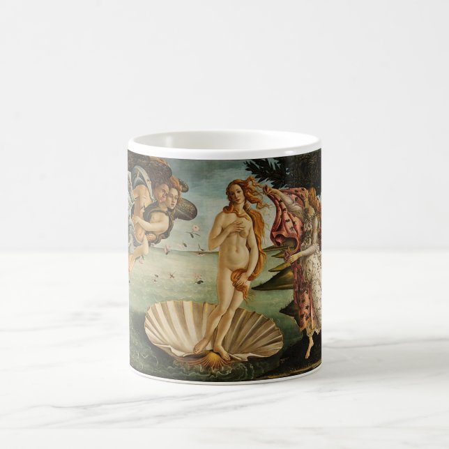 Birth of Venus Botticelli Renaissance Art  Coffee Mug (Center)