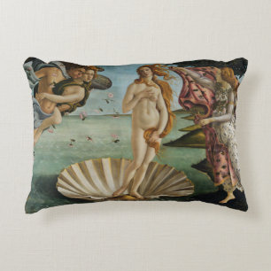 Birth of Venus by Sandro Botticelli Decorative Cushion