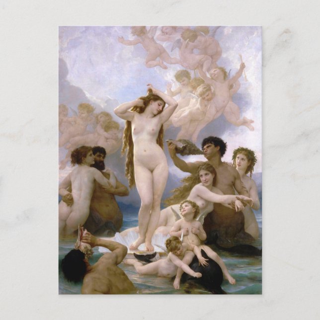 Birth of Venus by William-Adolphe Bouguereau Postcard (Front)