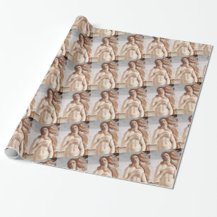 Birth of Venus in detail by Sandro Botticelli Wrapping Paper