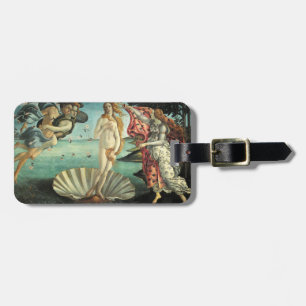 Birth of Venus Italian Flag Luggage Tag