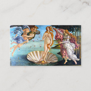 Birth Of Venus Sandro Botticelli Restored Version Business Card