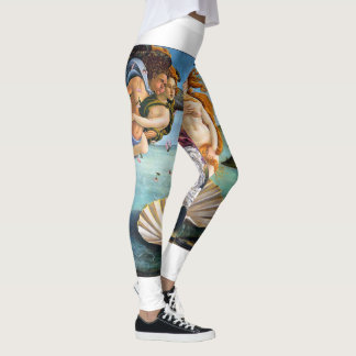 Birth Of Venus Sandro Botticelli Restored Version Leggings