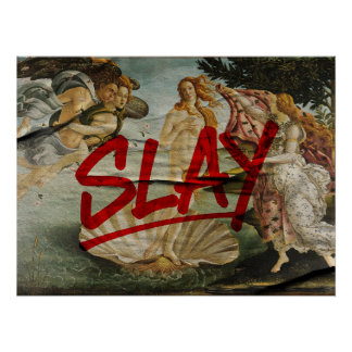 Birth of Venus × SLAY – Red Marker Edition Poster