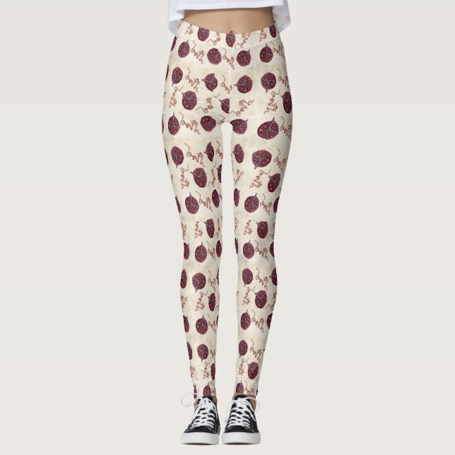 BIRTH placenta leggings - midwife, doula, unique (Front)