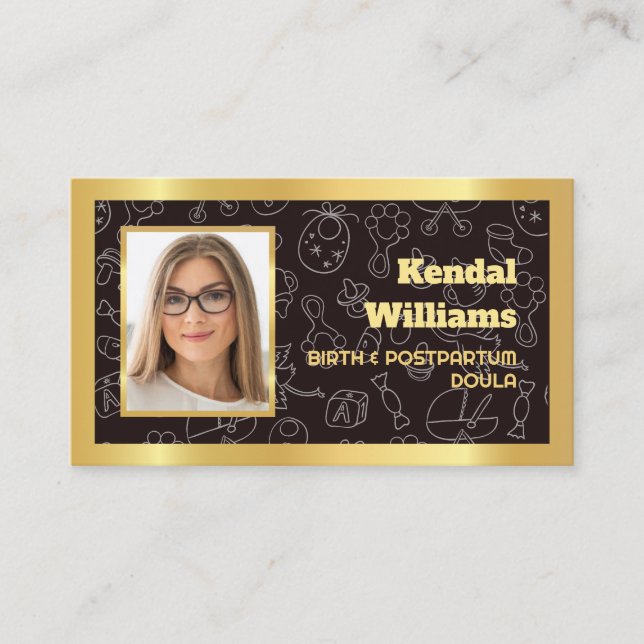 Birth & Postpartum Doula Business Card (Front)