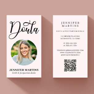 Birth & Postpartum Photo Doula Business Card