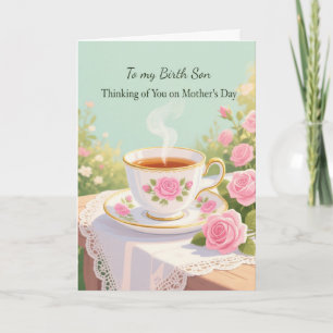 Birth Son Mothers Day Sweet Moments Rose Card
